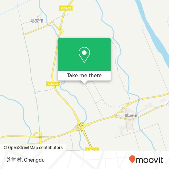 菩堂村 map