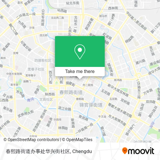 春熙路街道办事处华兴街社区 map