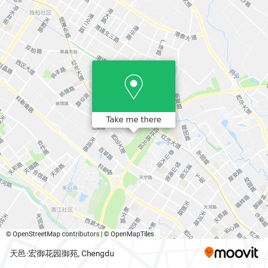 天邑·宏御花园御苑 map