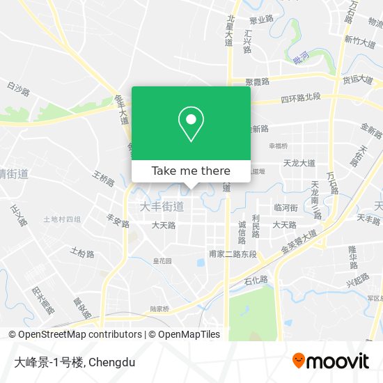 大峰景-1号楼 map
