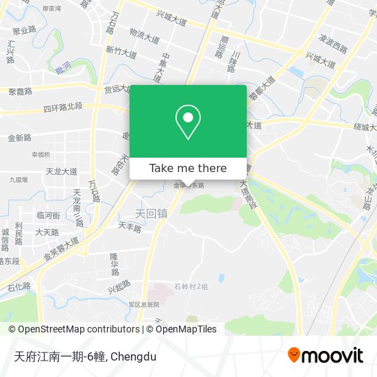 天府江南一期-6幢 map