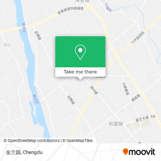 金兰园 map