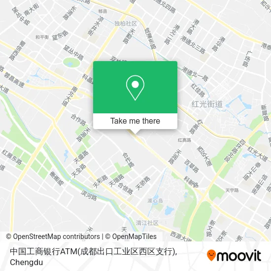 中国工商银行ATM(成都出口工业区西区支行) map