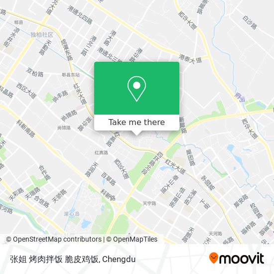 张姐 烤肉拌饭 脆皮鸡饭 map