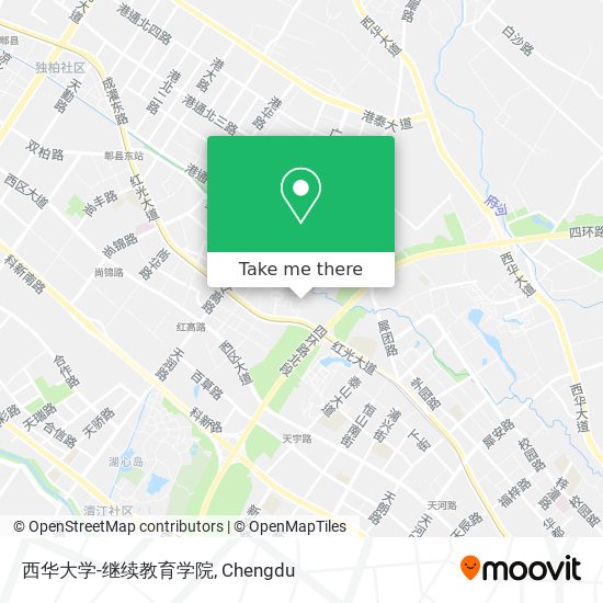 西华大学-继续教育学院 map