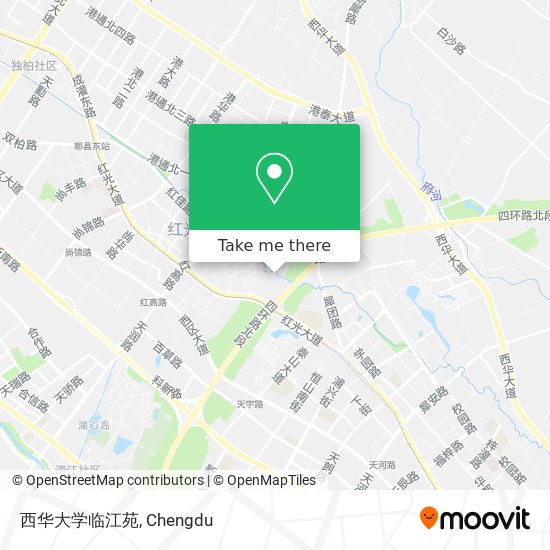 西华大学临江苑 map