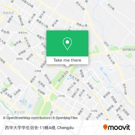 西华大学学生宿舍-11幢A楼 map