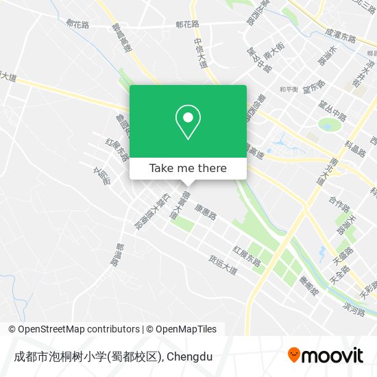 成都市泡桐树小学(蜀都校区) map