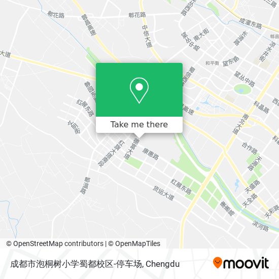 成都市泡桐树小学蜀都校区-停车场 map