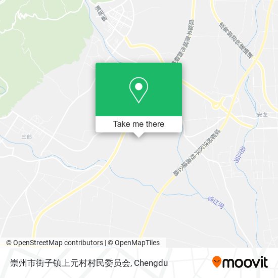 崇州市街子镇上元村村民委员会 map