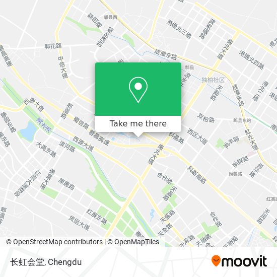 长虹会堂 map