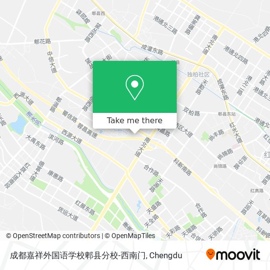 成都嘉祥外国语学校郫县分校-西南门 map