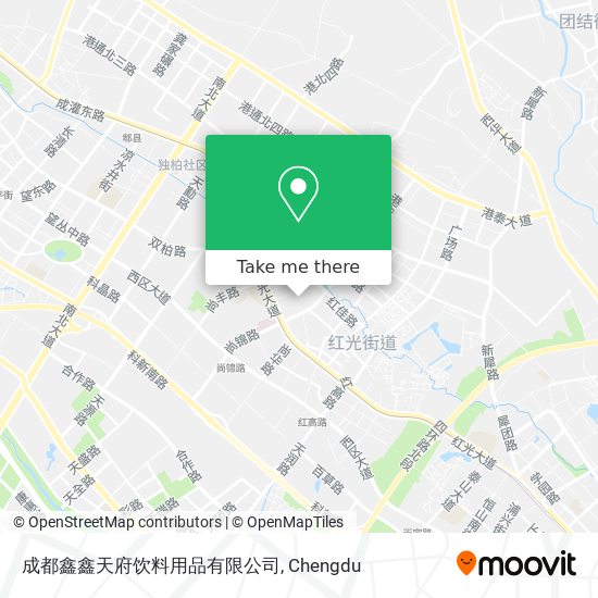 成都鑫鑫天府饮料用品有限公司 map