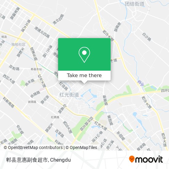 郫县意惠副食超市 map