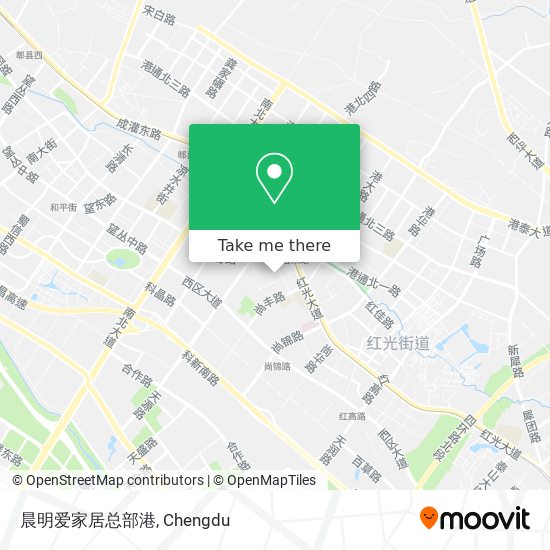 晨明爱家居总部港 map