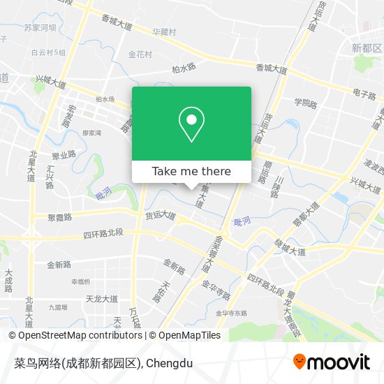 菜鸟网络(成都新都园区) map