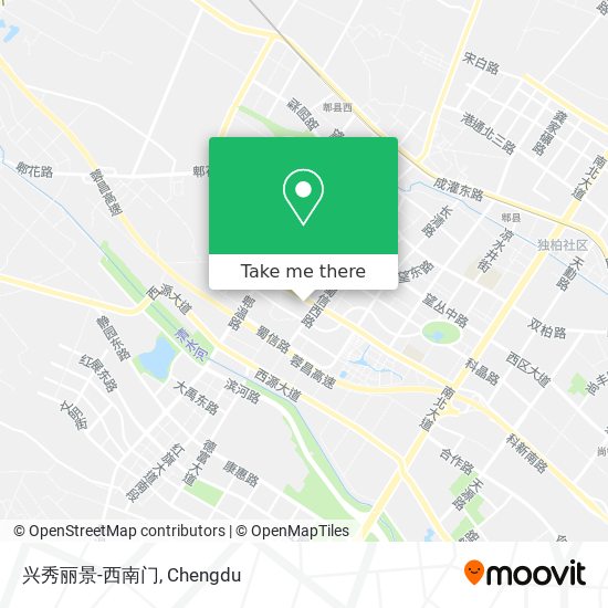 兴秀丽景-西南门 map