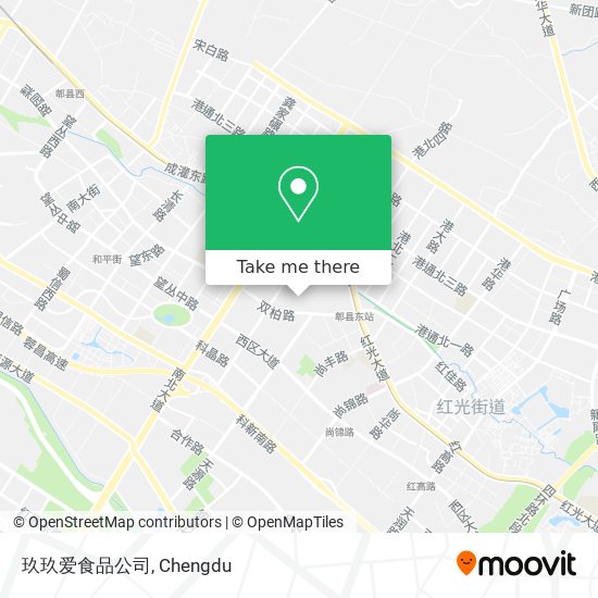玖玖爱食品公司 map