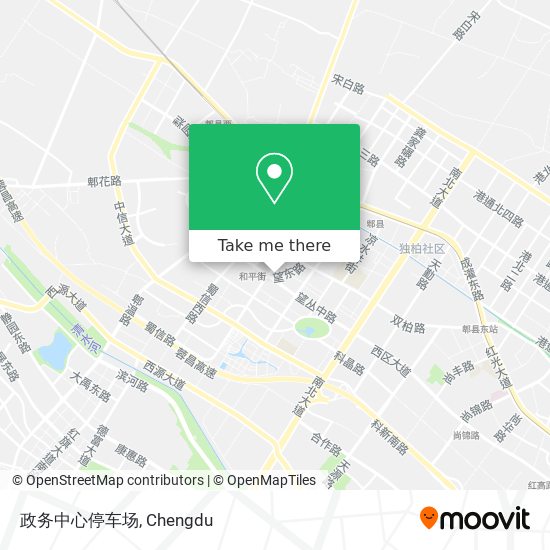 政务中心停车场 map