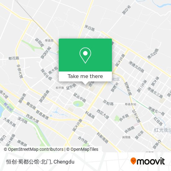 恒创·蜀都公馆-北门 map