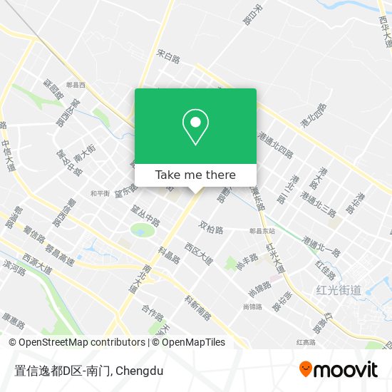 置信逸都D区-南门 map
