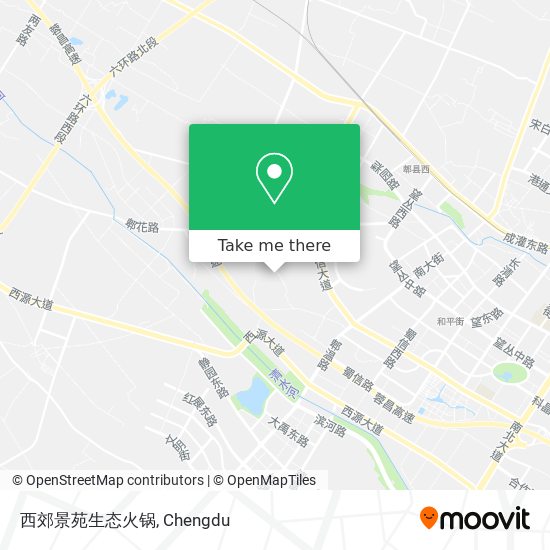 西郊景苑生态火锅 map