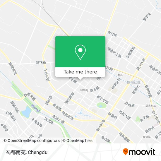 蜀都南苑 map
