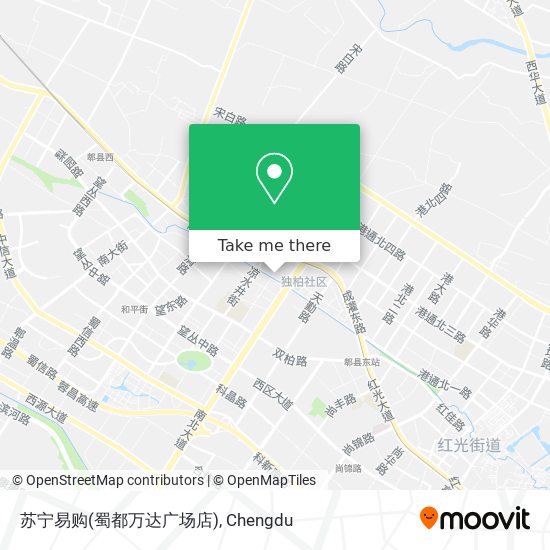 苏宁易购(蜀都万达广场店) map