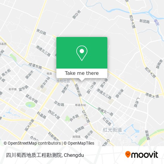 四川蜀西地质工程勘测院 map