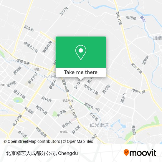 北京精艺人成都分公司 map