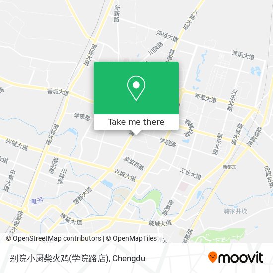 别院小厨柴火鸡(学院路店) map