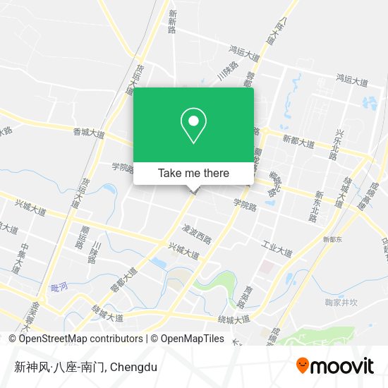新神风·八座-南门 map