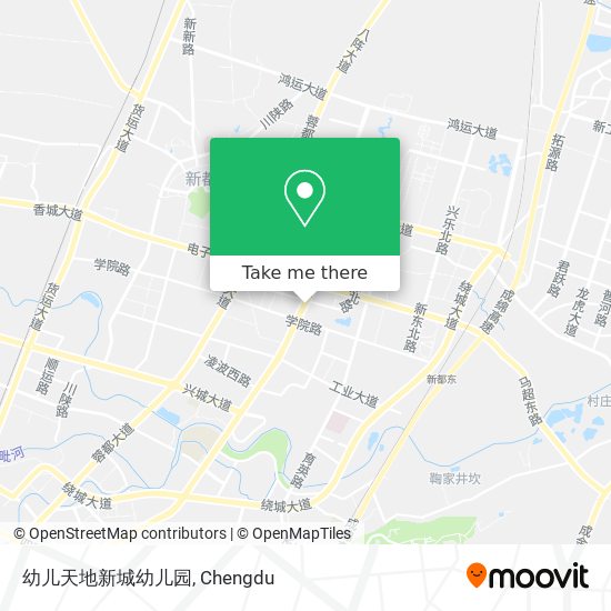 幼儿天地新城幼儿园 map