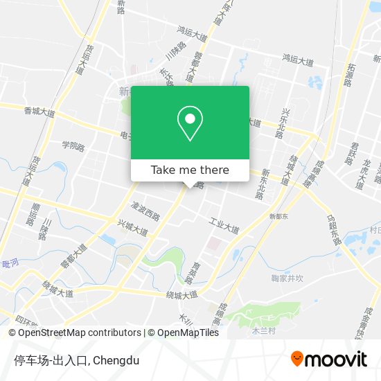 停车场-出入口 map