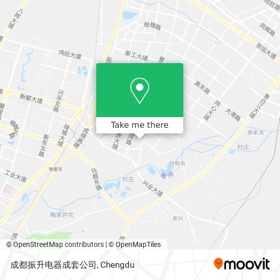 成都振升电器成套公司 map