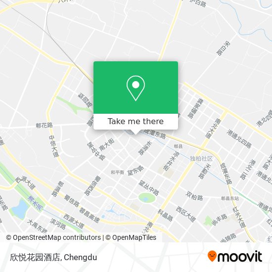 欣悦花园酒店 map