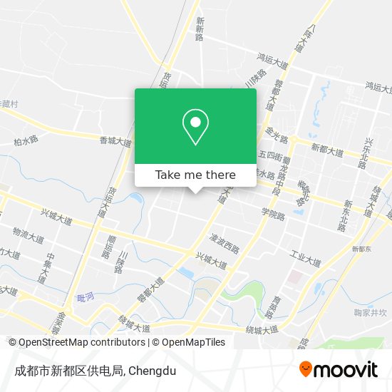 成都市新都区供电局 map