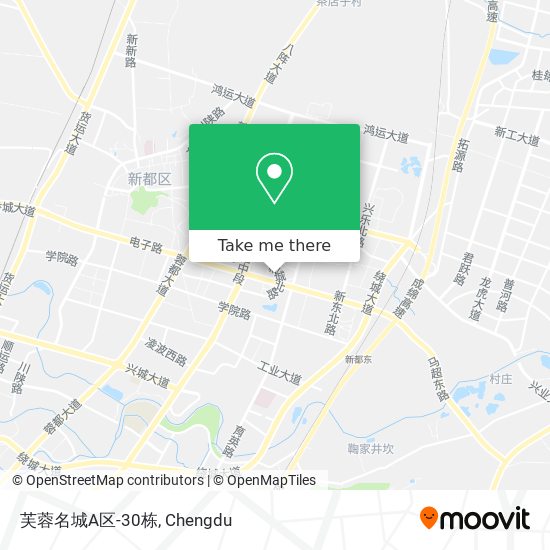 芙蓉名城A区-30栋 map