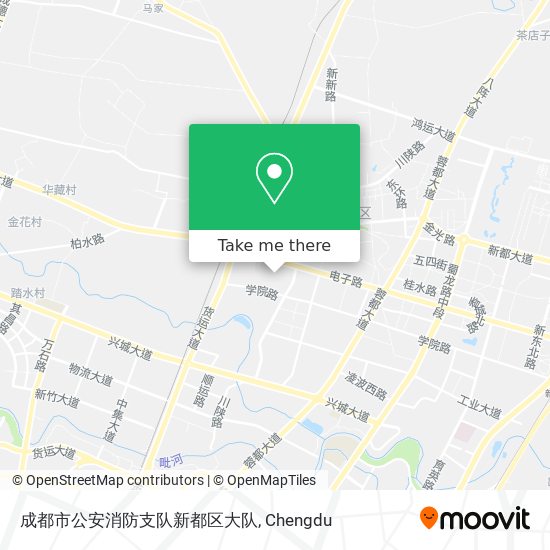 成都市公安消防支队新都区大队 map