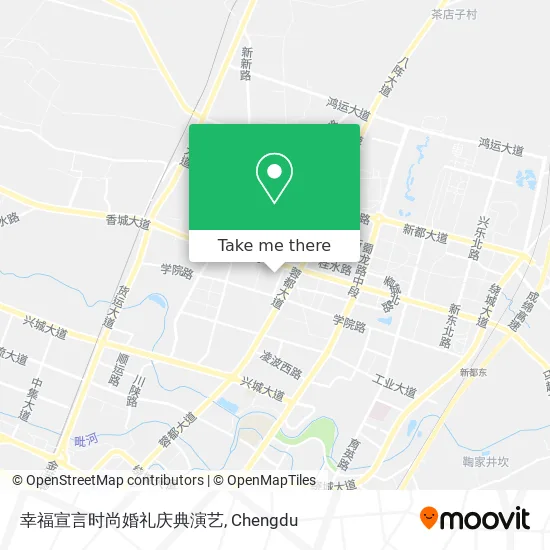 幸福宣言时尚婚礼庆典演艺 map