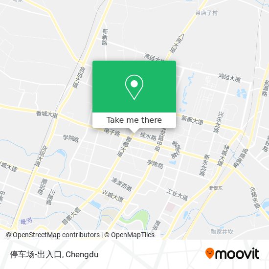 停车场-出入口 map