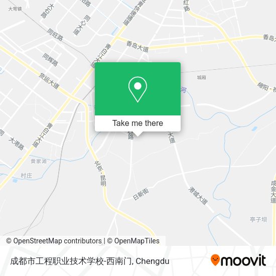 成都市工程职业技术学校-西南门 map