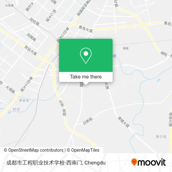 成都市工程职业技术学校-西南门 map