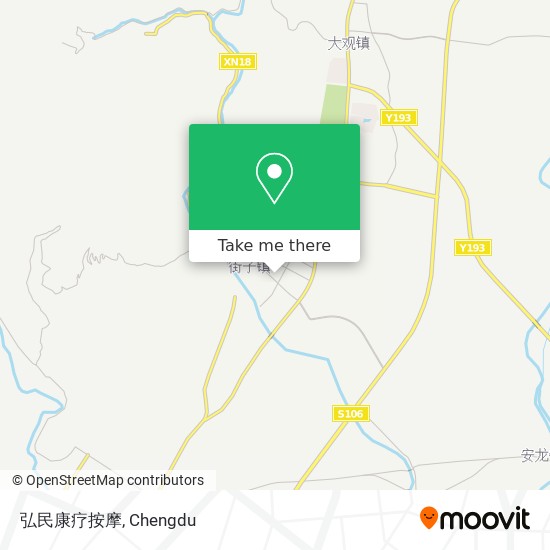 弘民康疗按摩 map