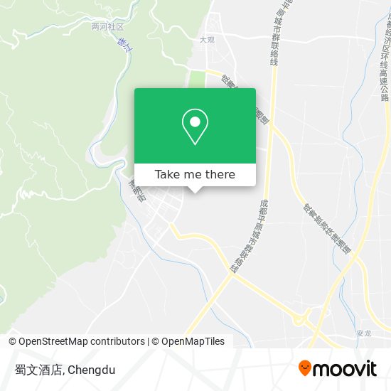 蜀文酒店 map
