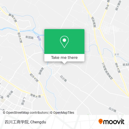 四川工商学院 map
