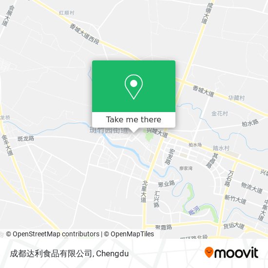 成都达利食品有限公司 map
