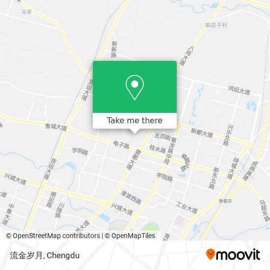流金岁月 map