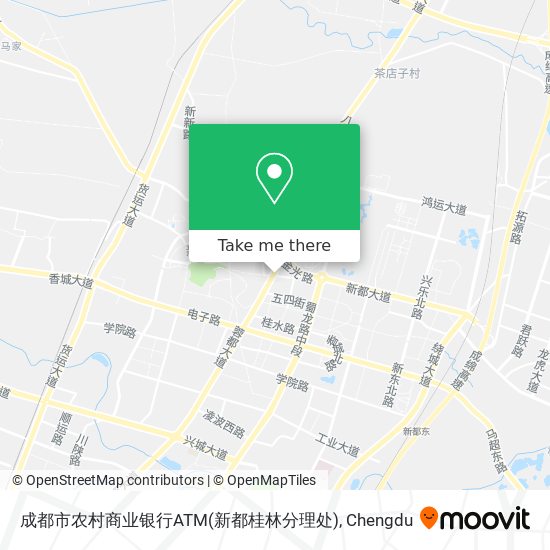 成都市农村商业银行ATM(新都桂林分理处) map