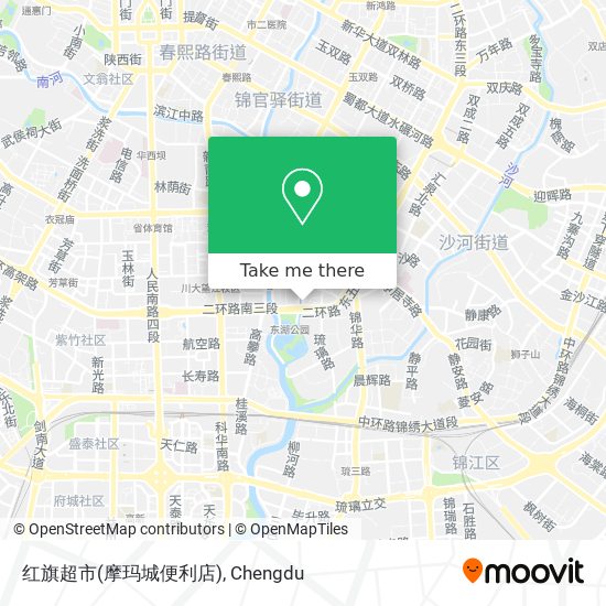 红旗超市(摩玛城便利店) map
